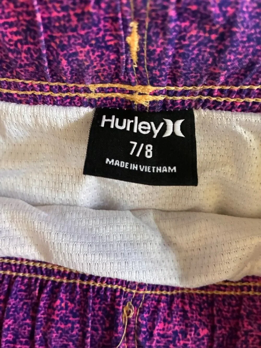 Hurley Spray Blend Boardshorts Swim Trunks Boys 7/8